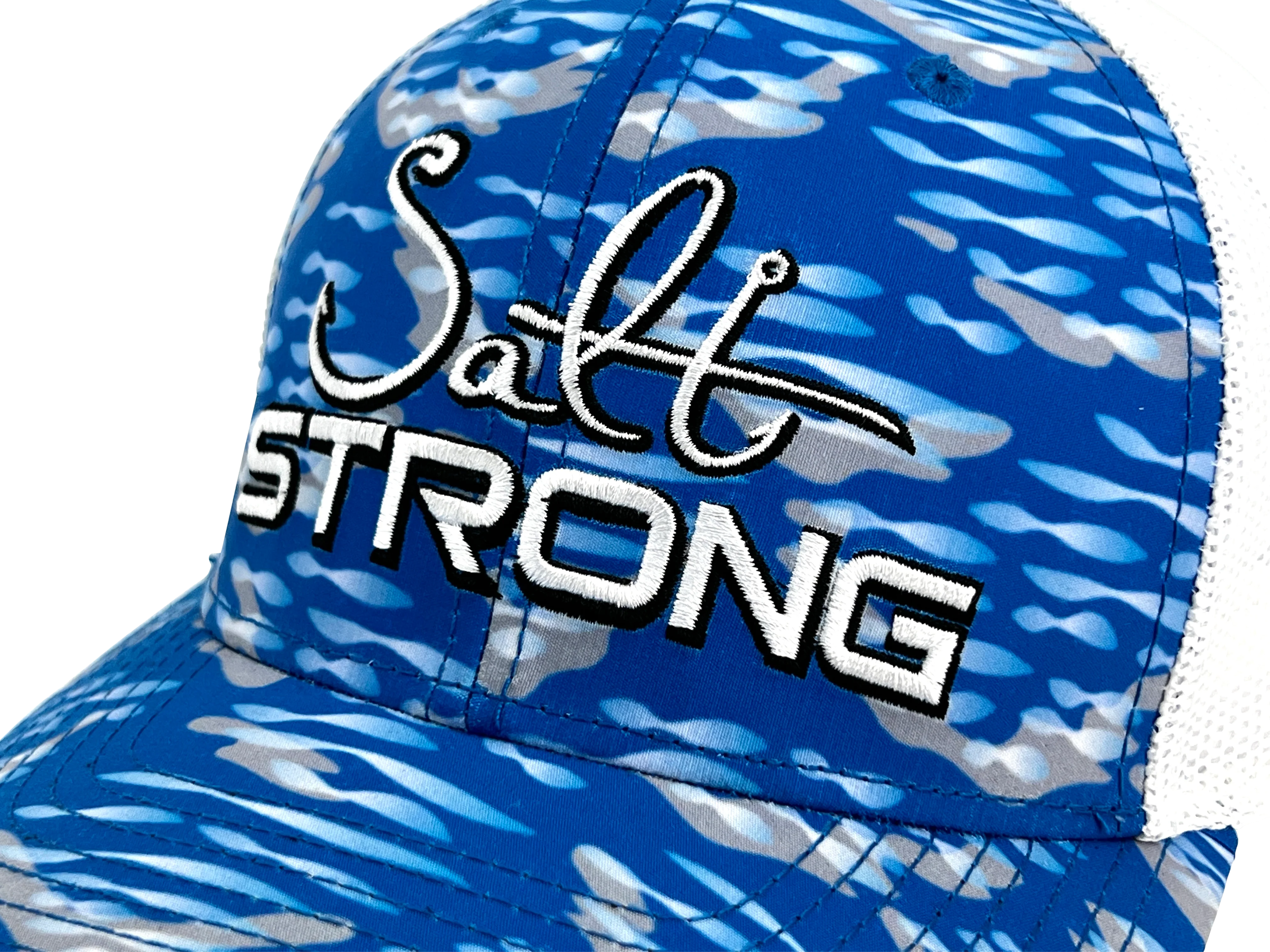 Flats Blue & White Camo Hat - Image 3