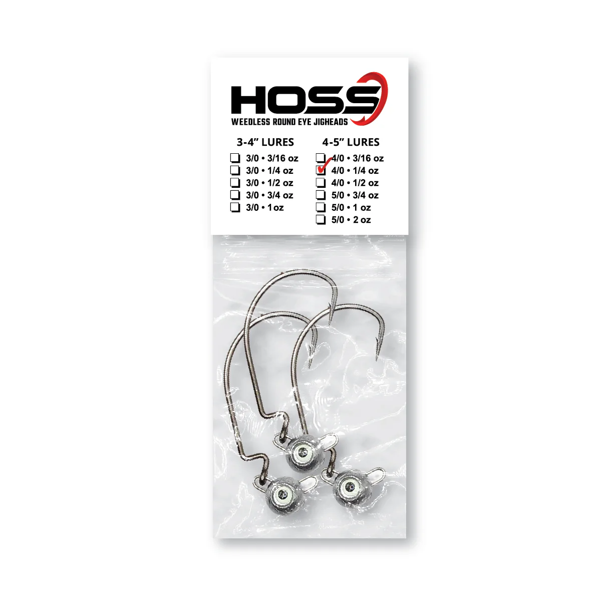 Hoss Weedless Round Eye Jighead - Image 6