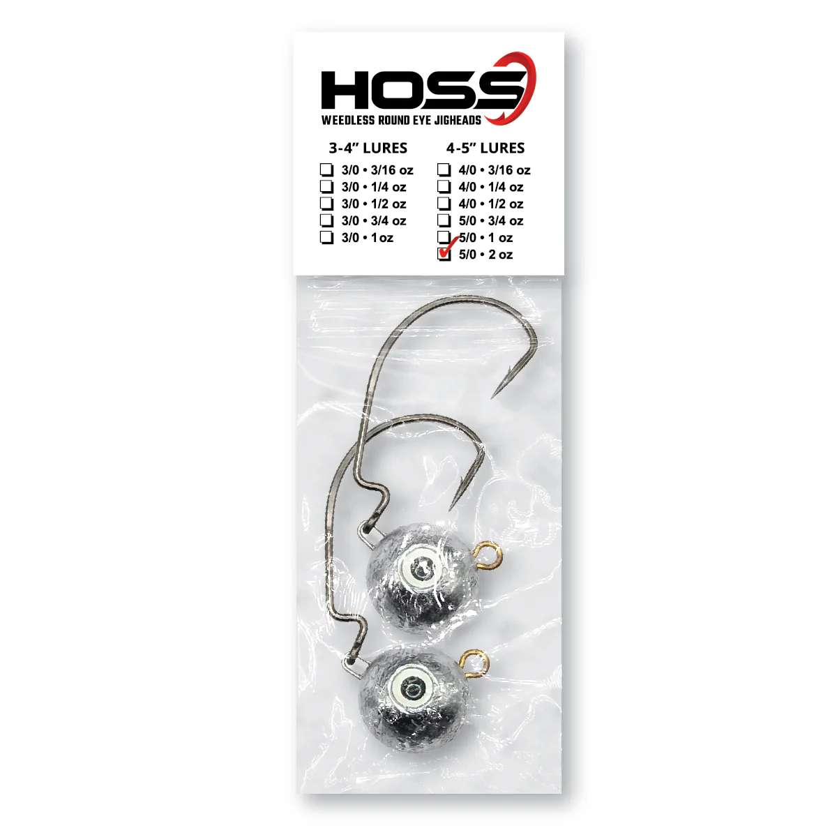 Hoss Weedless Round Eye Jighead - Image 8